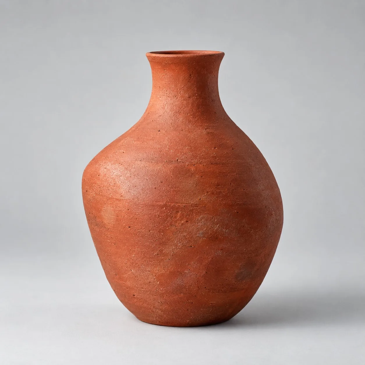 Vaso de barro artesanal